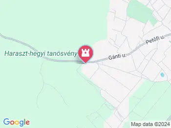 Haraszt-hegyi tanösvény Csákvár a térképen