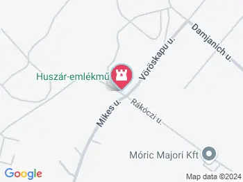 Huszár-emlékmű Csákvár a térképen