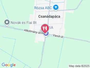 Apáca Söröző Csanádapáca a térképen