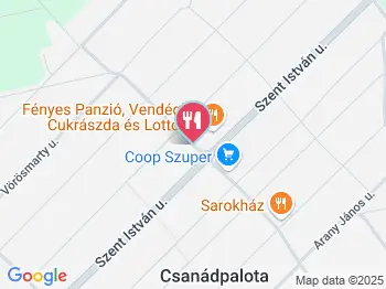 Fényes Étterem és Cukrászda Csanádpalota a térképen