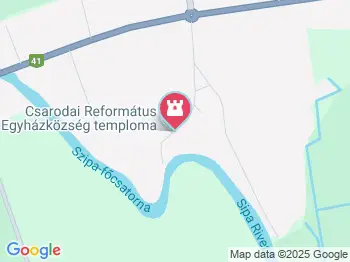 Református templom Csaroda a térképen