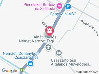 Ősi ösvény Császártöltés a térképen