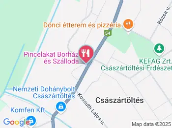 Pincelakat Borház Császártöltés a térképen