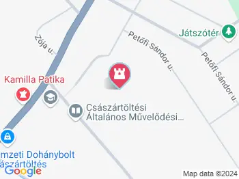 Szálas Béla kilátó Császártöltés a térképen