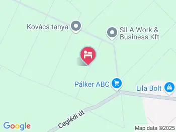 Fenyves Vendégház Csemő a térképen