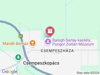 Szent Mihály-templom Csempeszkopács a térképen