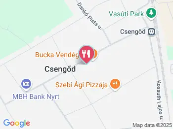 Bucka Vendéglő Csengőd a térképen