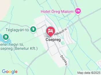 Hangya Hotel Csepreg a térképen