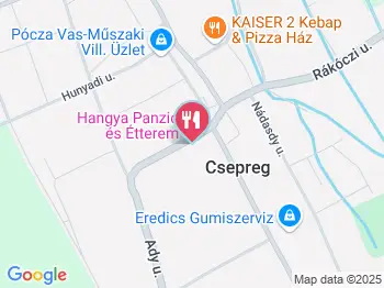 Hangya Étterem Csepreg a térképen