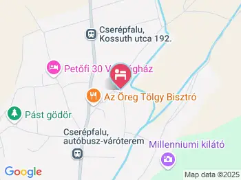 Cserépi Vendégház Cserépfalu a térképen
