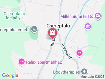 Gazdaház Cserépfalu a térképen