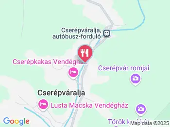 Alexandra Kávéház Cserépváralja a térképen