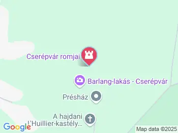 Gabonatárolók Cserépváralja a térképen