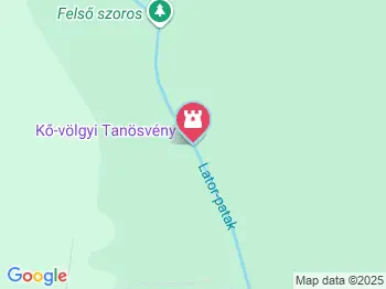 Kő-völgy Tanösvény Cserépváralja a térképen