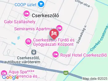 Admirális Vendégház Cserkeszőlő a térképen