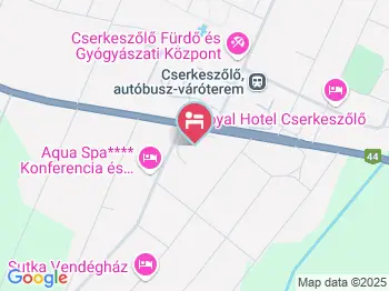 Alfa Apartman Cserkeszőlő a térképen