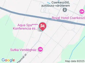 Anna Gyógyvizes Apartman Cserkeszőlő a térképen