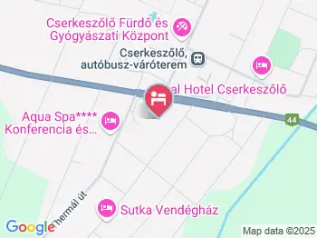 Bonita Apartman Hotel Cserkeszőlő a térképen