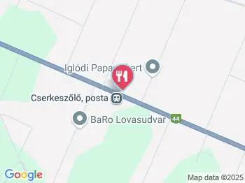 Cserke Csárda Cserkeszőlő a térképen