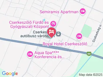 Solaris Apartman & Resort Cserkeszőlő a térképen