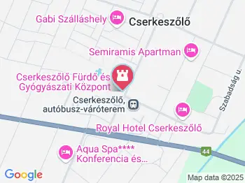 Cserkeszőlő Fürdő és Gyógyászati Központ Cserkeszőlő a térképen
