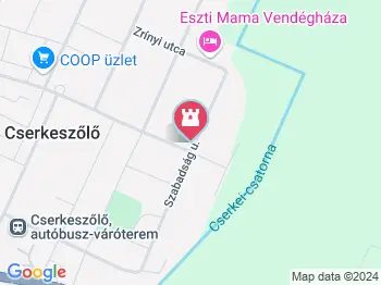 Csipkeház és Bemutatóterem Cserkeszőlő a térképen