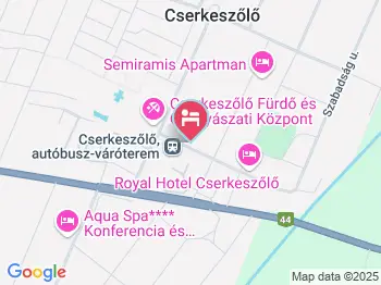 Éva Apartman Cserkeszőlő a térképen