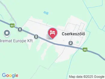 Ezüstfenyő Nyaralóház Cserkeszőlő a térképen