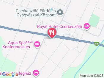 Gólya étterem Cserkeszőlő a térképen