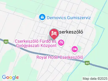 Jurta Tábor Cserkeszőlő a térképen