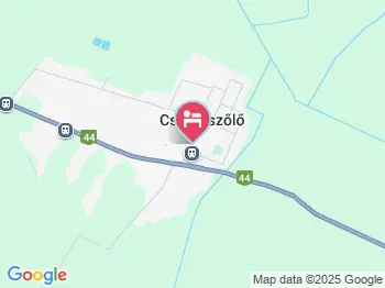 Nádas Panzió Cserkeszőlő a térképen