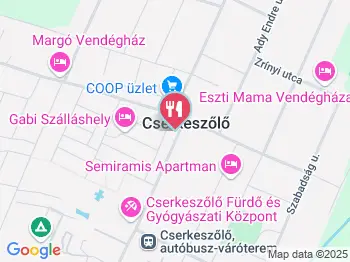 Nelson Söröző & Grillterasz Cserkeszőlő a térképen