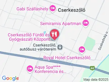 Solaris Terasz Cserkeszőlő a térképen