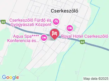 Termál Apartman Cserkeszőlő a térképen