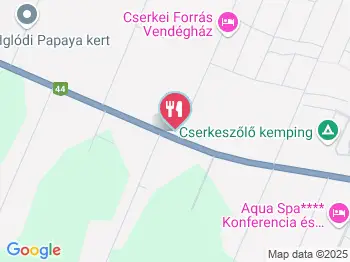 Termál Étterem Cserkeszőlő a térképen