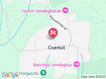 Apartman Vörösdombi Vendégház Cserkút a térképen