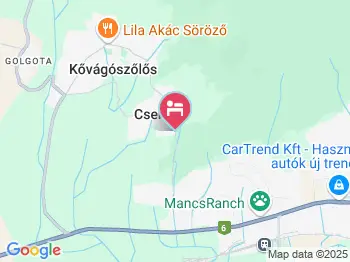 Batvölgyi Vendégház Cserkút a térképen