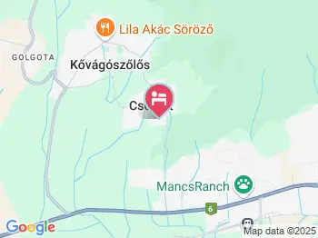 Borbolya Apartmanok Cserkút a térképen