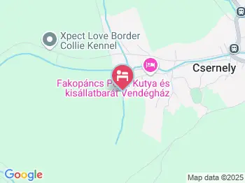 Zöld Vendégház Csernely a térképen