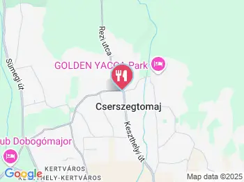 Gulyás Csárda Cserszegtomaj a térképen