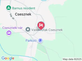 Erzsébet Vendégház Csesznek a térképen