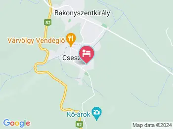 Ferrata Vendégház Csesznek a térképen