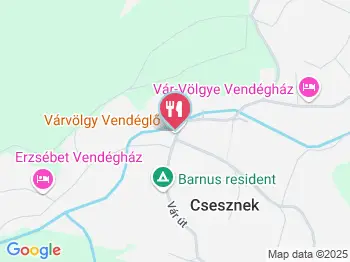 Várvölgy Vendéglő Csesznek a térképen