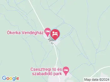 Kerka Vendégház Csesztreg a térképen