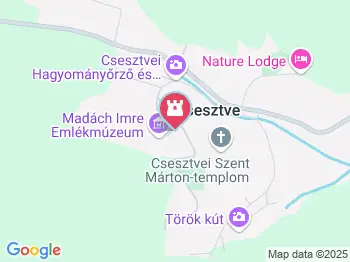 Madách Imre Emlékmúzeum Csesztve a térképen