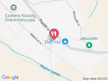 Márvány Bisztró Csetény a térképen