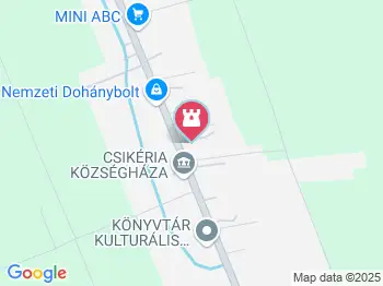 Szent István király templom Csikéria a térképen