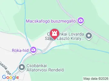 Csobánkai tanösvény Csobánka a térképen