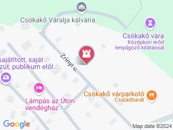 Trianon-emlékmű Csókakő a térképen