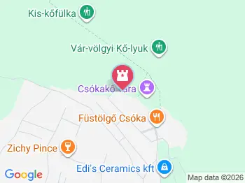 Váralja kálvária Csókakő a térképen